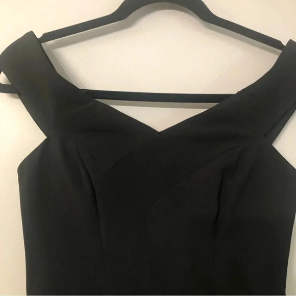 Bariano Australia Off Shoulder Formal Sheath Evening Dress Black Size S NWT - Picture 7 of 14